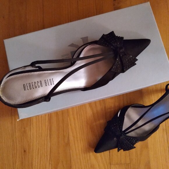 Rebecca Classy Elegant Black high Heels Shoes, Size - 7M - Picture 5 of 5